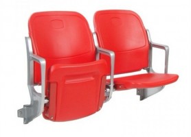 悬挂式体育馆翻板座椅中空吹塑折叠座椅 型号:  BLM-4652