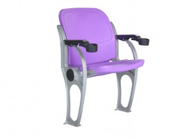 中空吹塑翻板座椅体育馆塑料座椅 型号:  BLM-4681